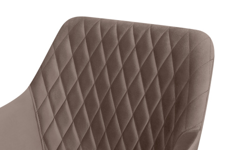 Стул B145 (B145 MOKKA VL12, BK, VD)